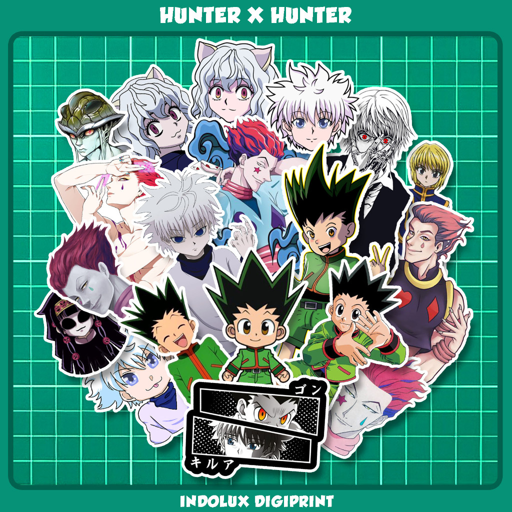 Sticker Hunter X Hunter 42pcs Sticker Anime Hxh Gon Freecss Hisoka 