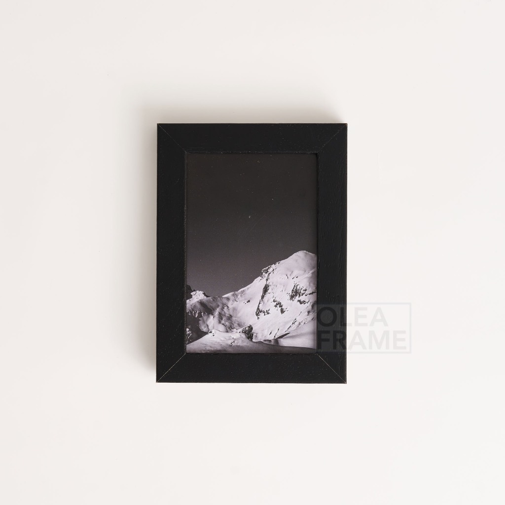 KAYU Veneer Black Wooden Photo Frame - 5R Photo Frame | Shopee Malaysia