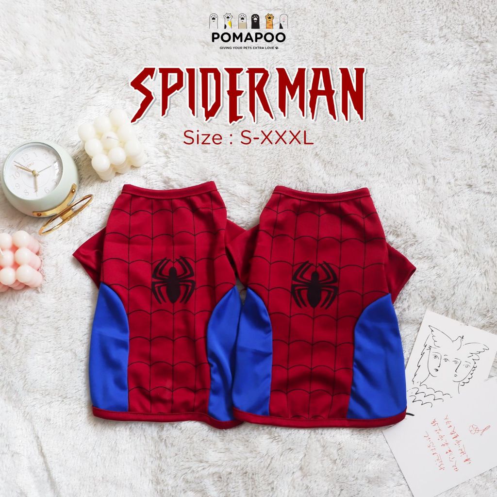 POMAPOO - Spiderman Cat Costume and Dog Costume | Shopee Malaysia