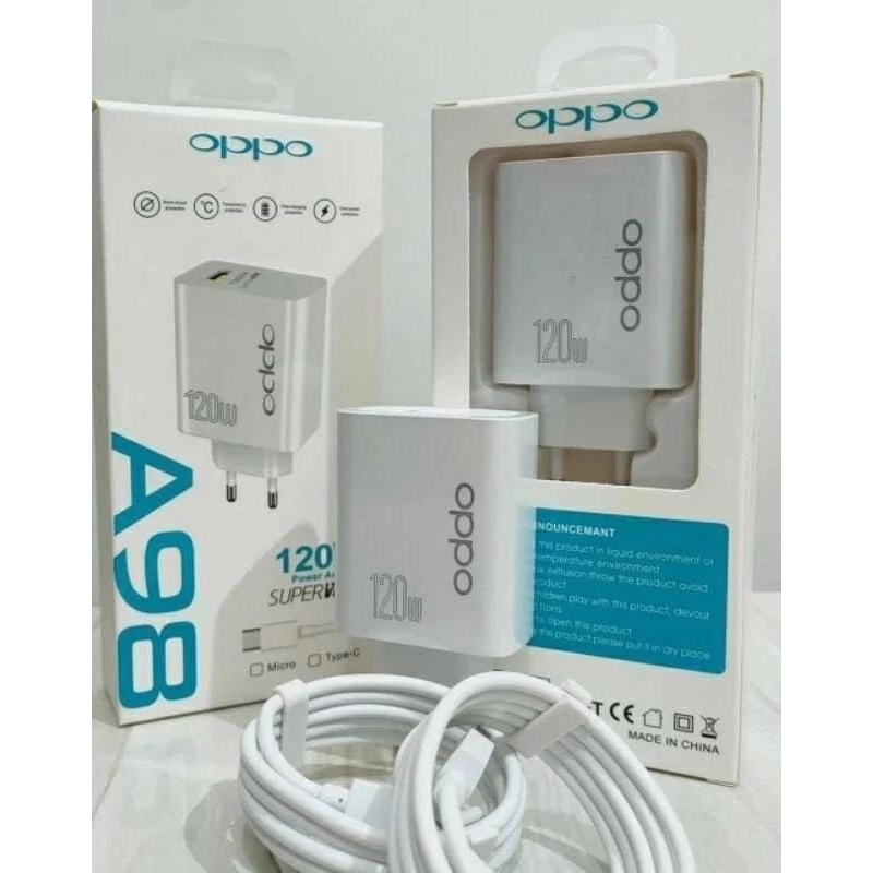 Oppo A98 120W Charger (Support Fast Charging & VOOC) | Shopee Malaysia