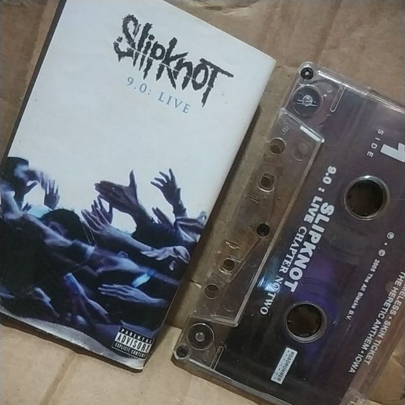 Slipknot Ribbon Cassette: Live 9.0 (Read Description) | Shopee Malaysia