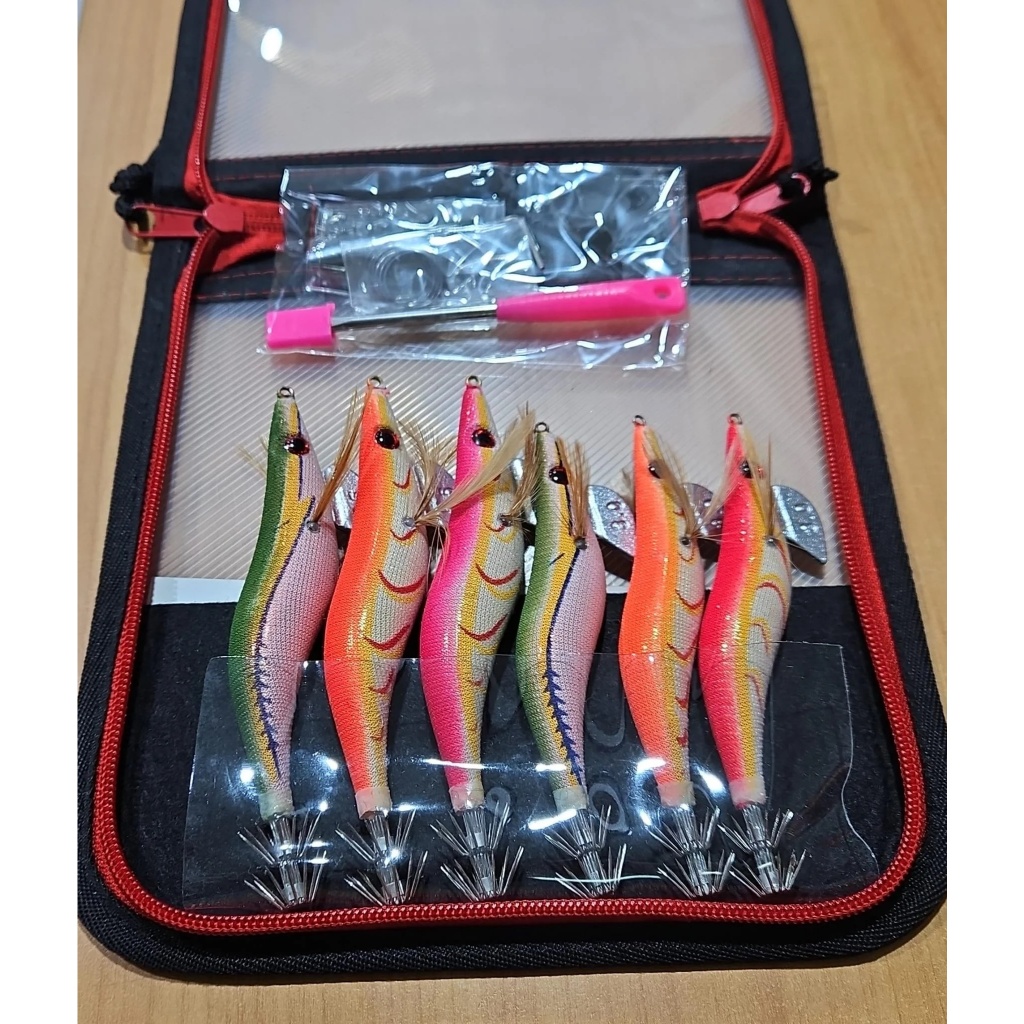 PERALATAN Marushin Egi Squid Fishing Equipment Set Bag