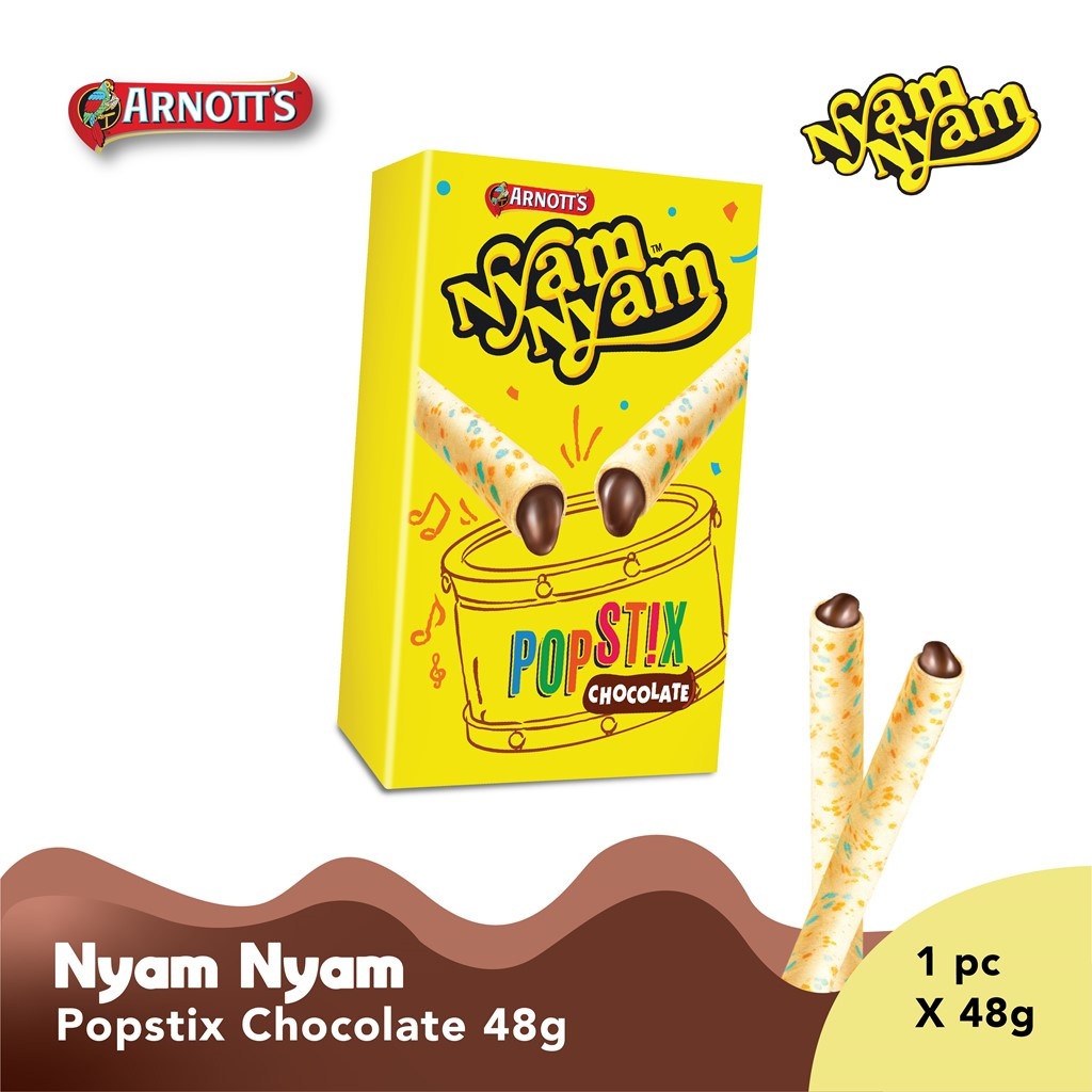 Arnott's Nyam Nyam Popstix Chocolate 45g | Shopee Malaysia