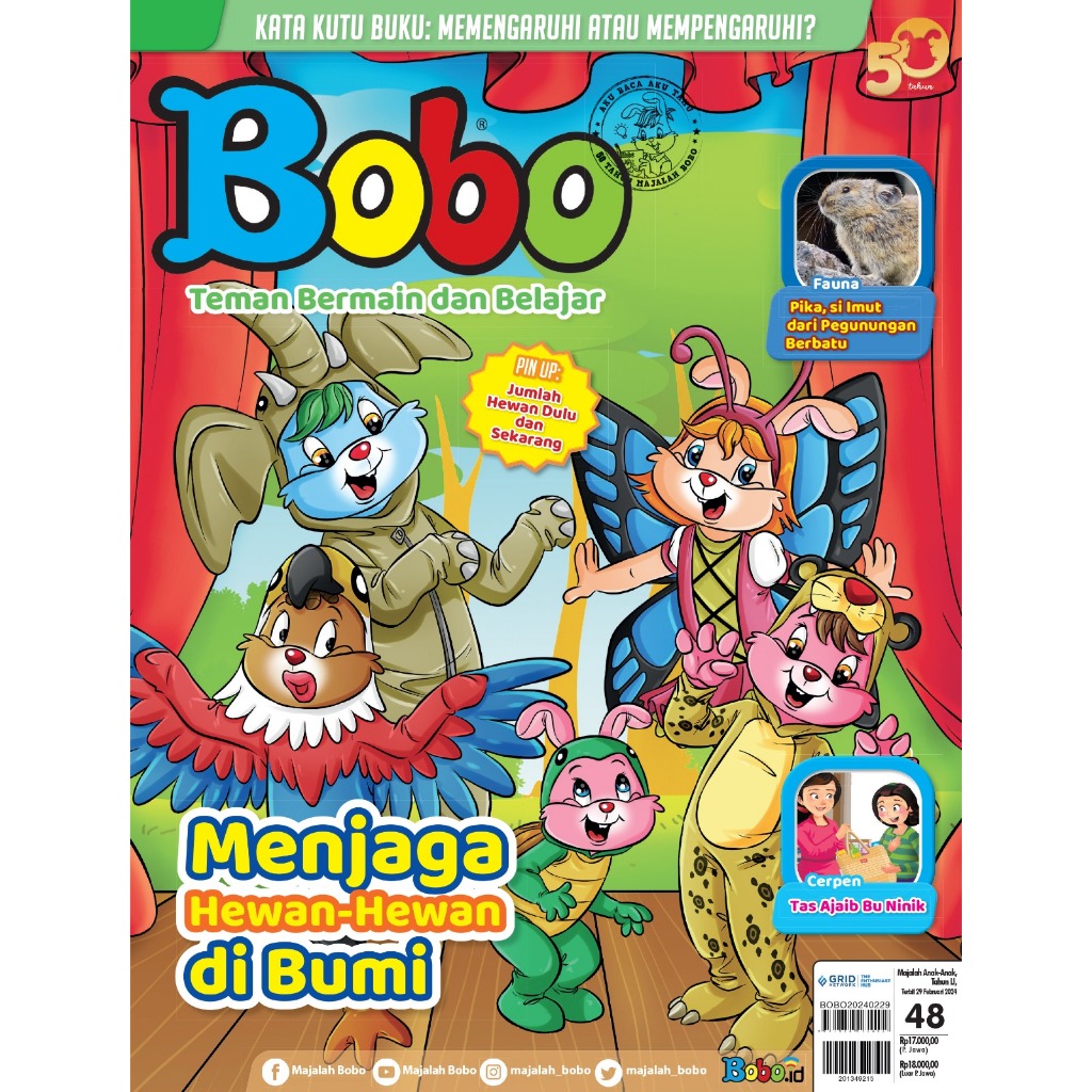 Bobo Magazine Edition No. 48th February 2024 | Shopee Malaysia