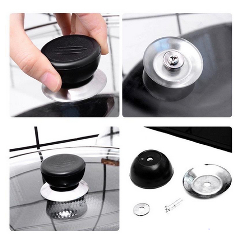 HITAM Black BOLT POT CAP (PER PCS) | Shopee Malaysia