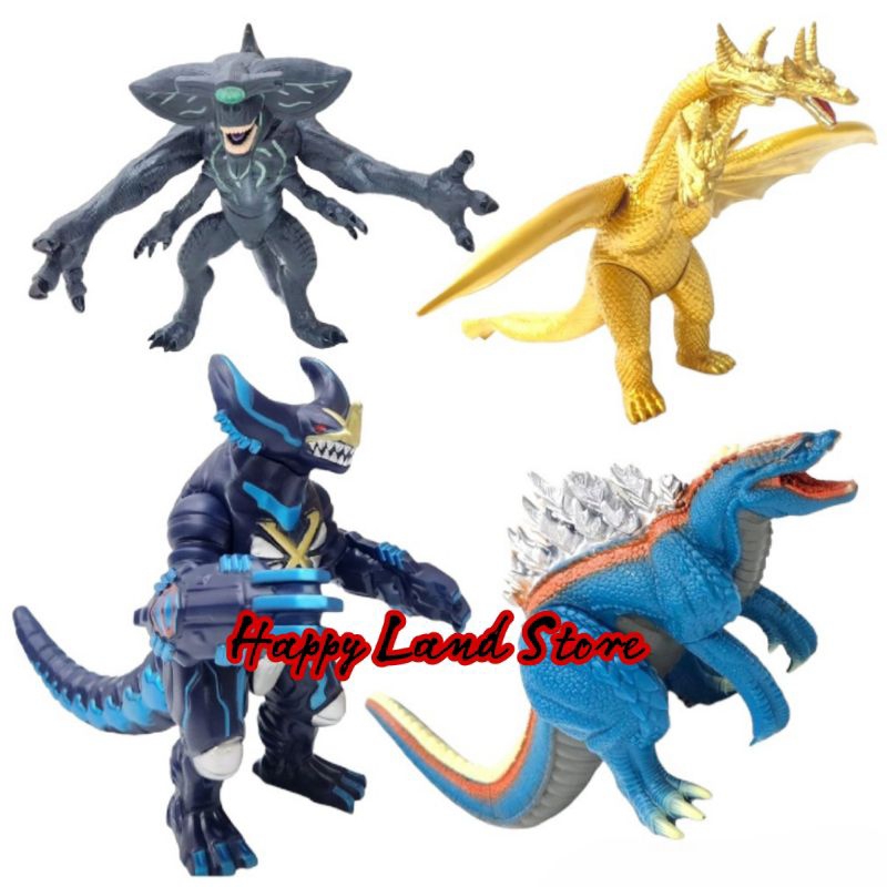 Godzilla Terrestris Cyber Gomora Ghidorha Scunner Big Action Figure ...