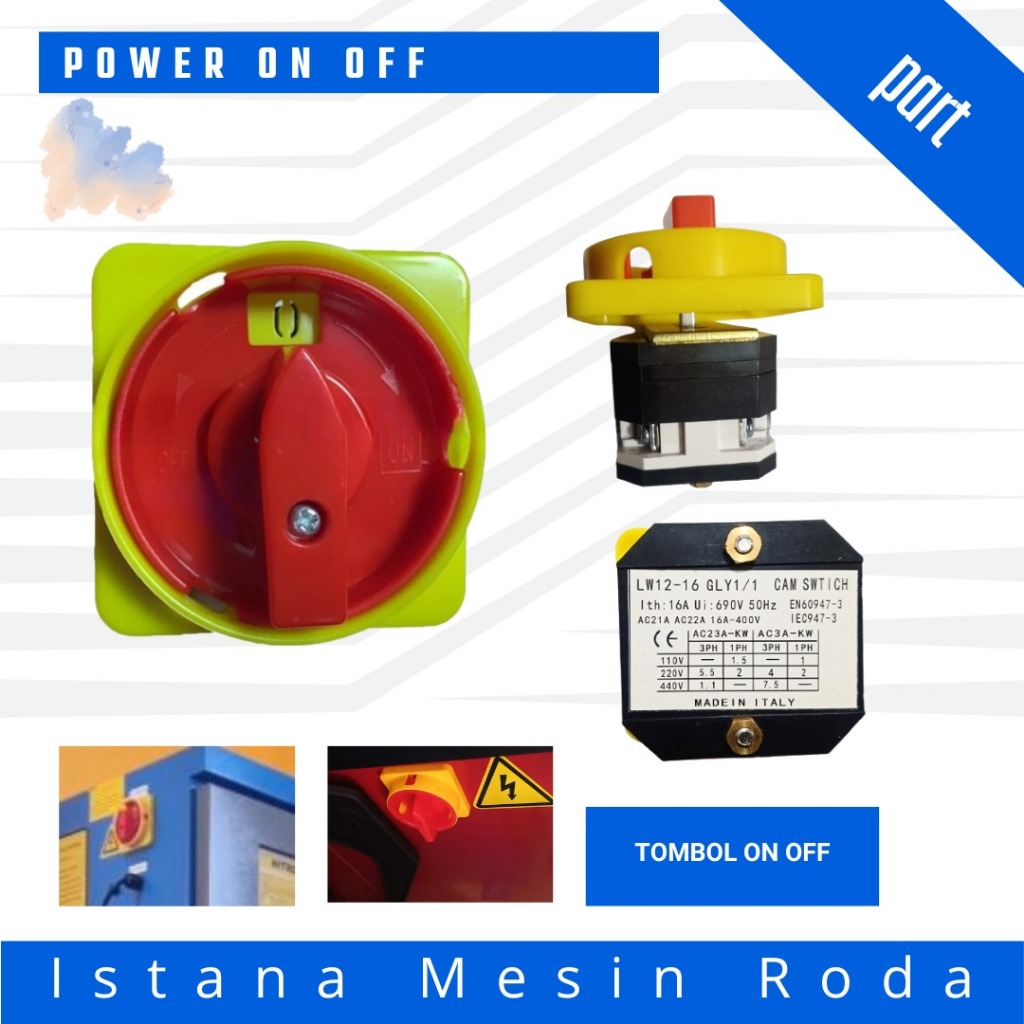 MESIN Power switch on off nitrogen balancing machine/power switch spare ...