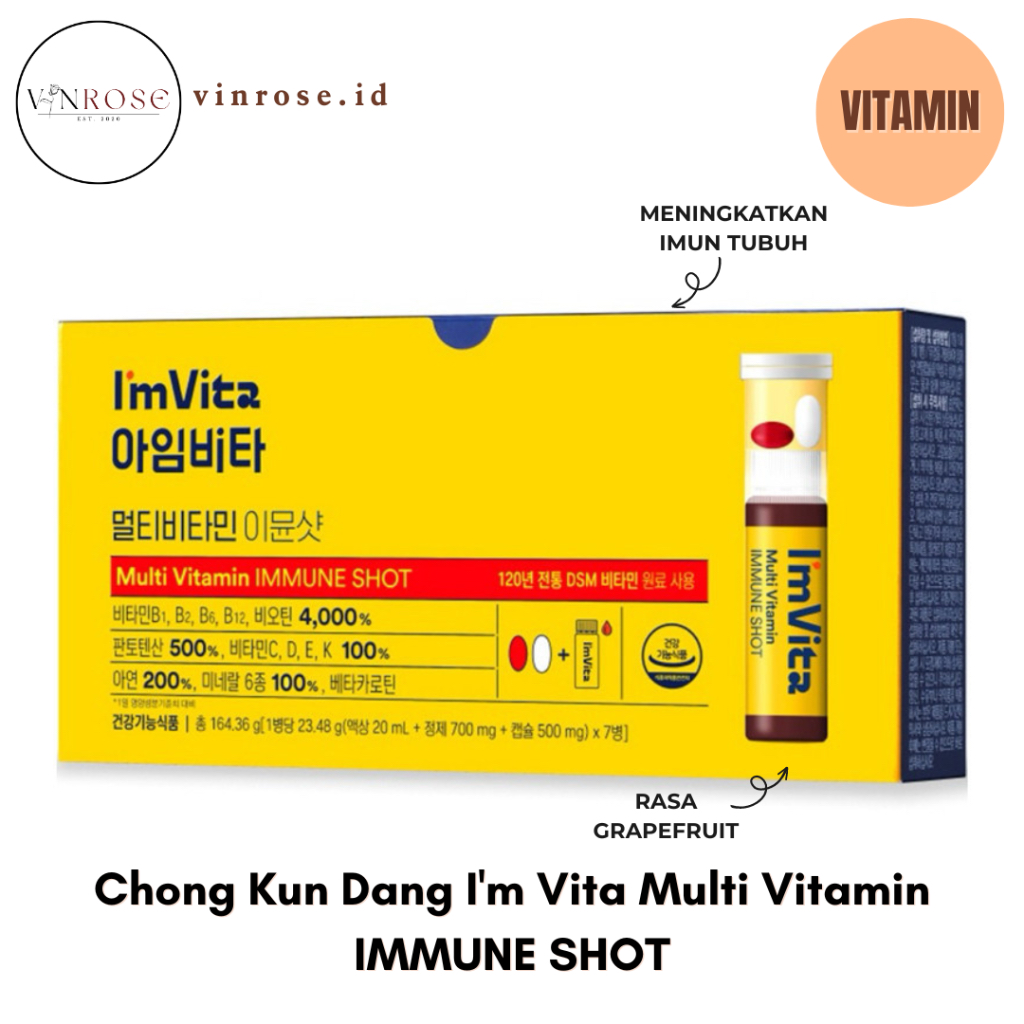 Chong Kun Dang Liquids Vita Multi Vitamin Immune Shot Korea Shopee