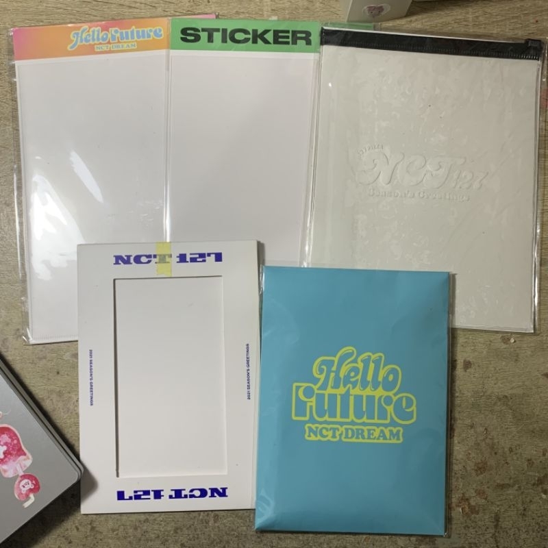 Various merchandise nct dream 127/file map nct dream hello future, file ...