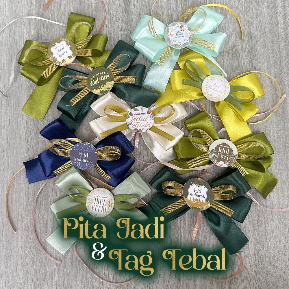 Premium Finished Ribbon & Tag Hampers EID UL FITRI / Ribbon Hampers ...