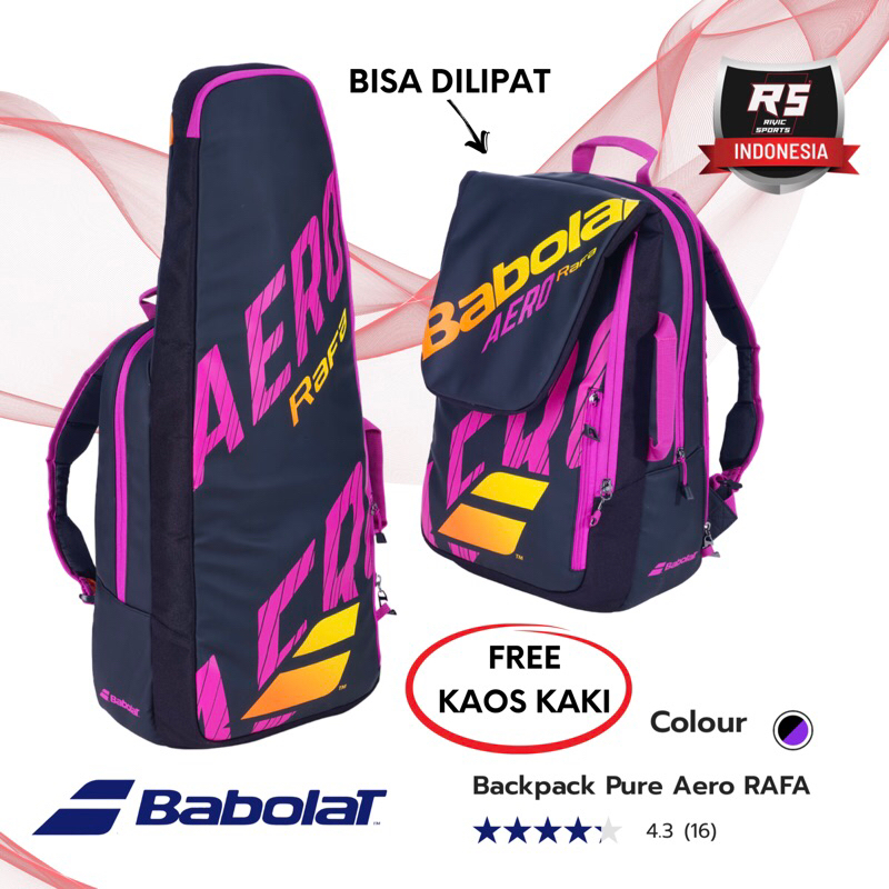 Babolat Pure Aero Rafa Tennis Racket Bag Backpack Tennis Bags Rafa