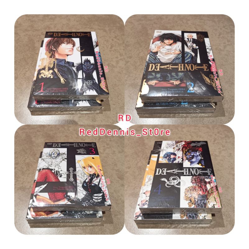 Death Note New Edition 1, 2, 3, 4 - Ohba Tsugumi | Shopee Malaysia