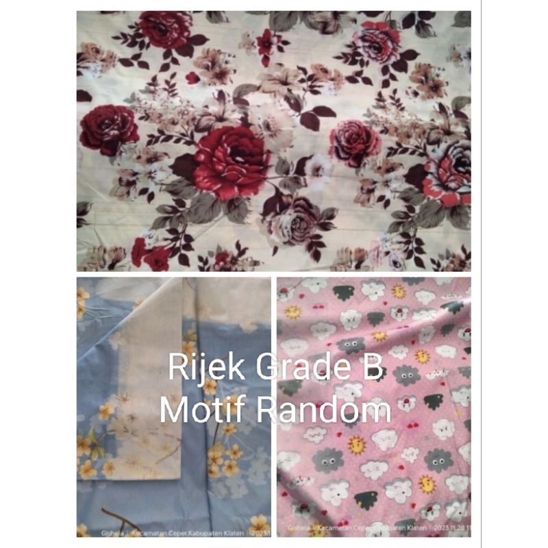 Grade B Polymicro & dispersed fabric (RANDOM) price/kg | Shopee Malaysia