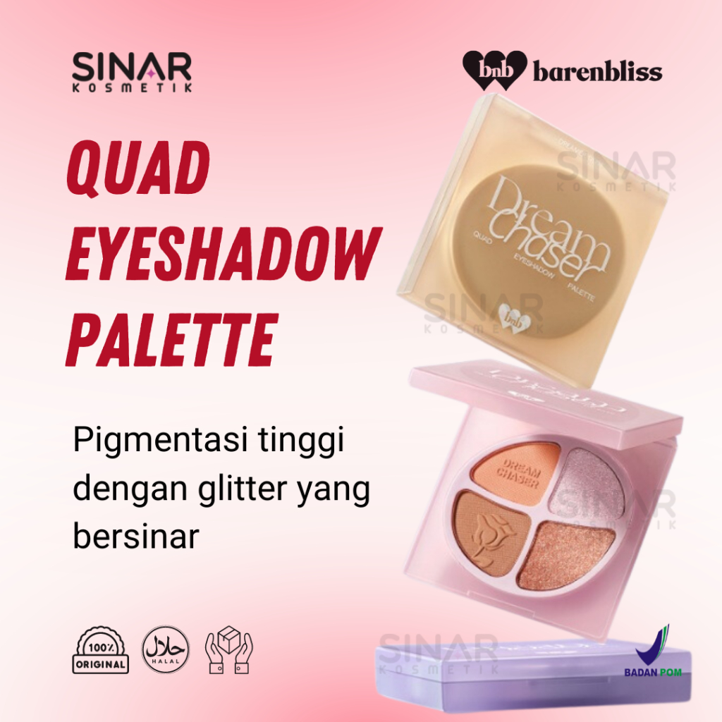 Bnb Barenbliss Dream Chaser Quad Eyeshadow Palette G Shopee Malaysia