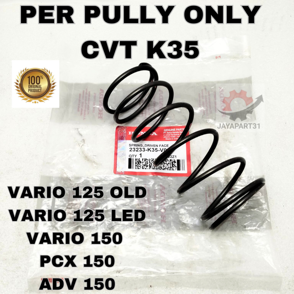 Per Pully Only Cvt K35 Original Original Product Ahm Vario 125 Vario