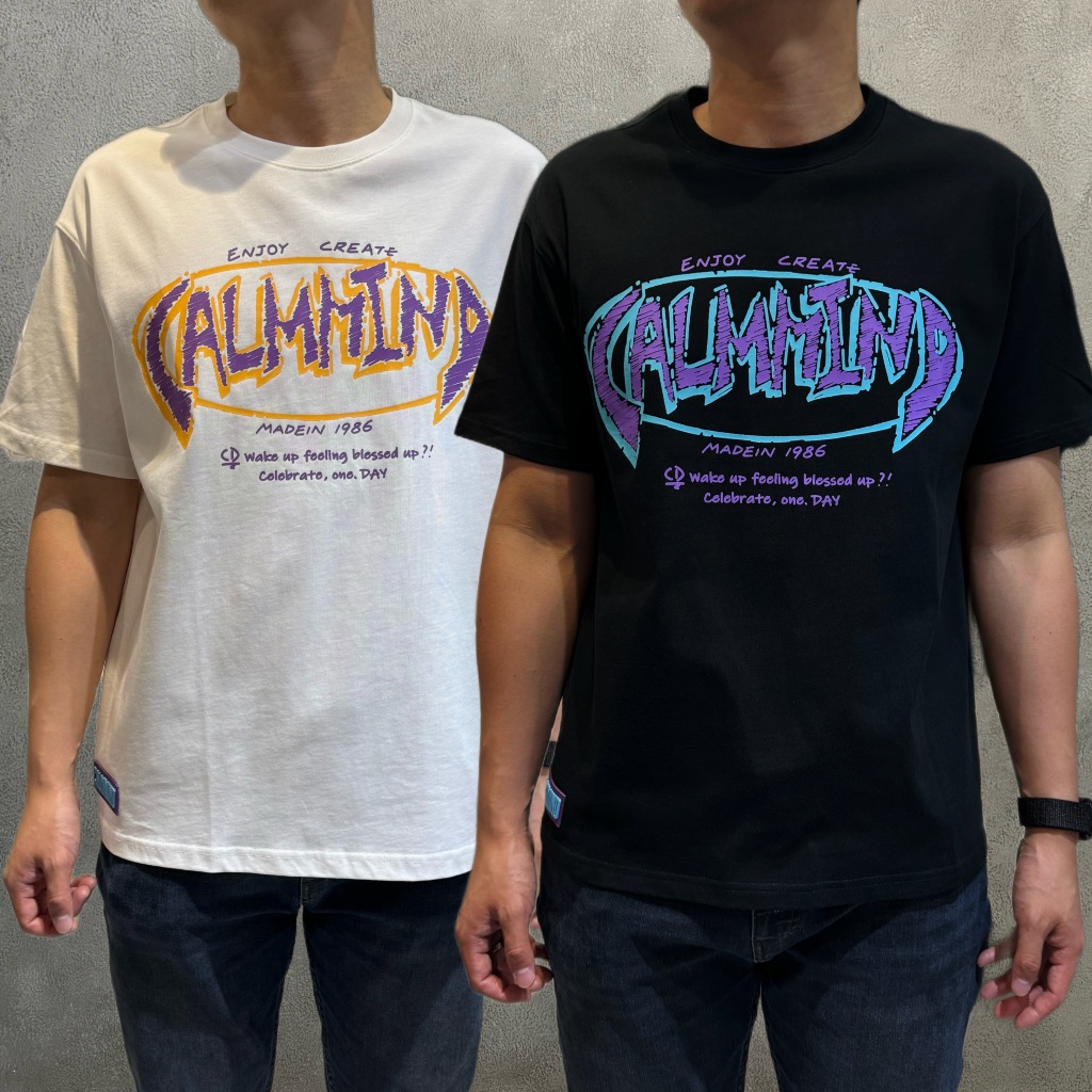 CALMIND Hand Drawn Monster Tee Calm Mind 100% Original | Shopee Malaysia