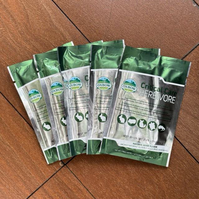 Oxbow Critical Care Anise 36gr Herbivore Medicine Force Feed Rabbit