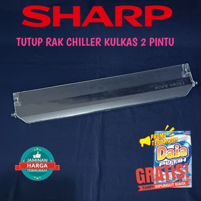 SHARP 2-DOOR REFRIGERATOR CHILLER RACK COVER SIZE 44.5 X 8 CM ORIGINAL ...