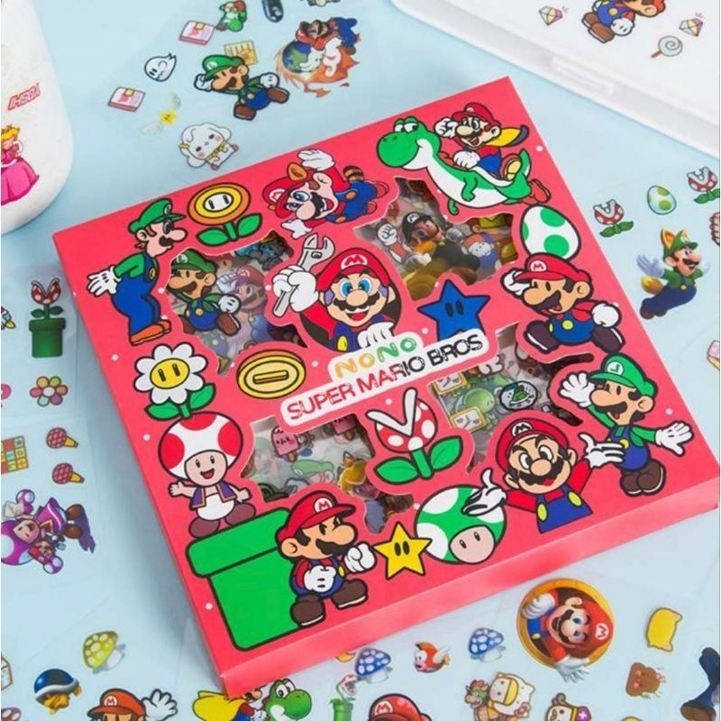 PUNCAK 2.2 Sticker SUPER MARIO BROS Sticker Box NONO / MOMO 2D ...
