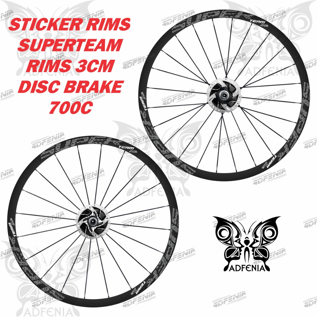 Rims Superteam 30 SL 700c Decal Sticker | Shopee Malaysia