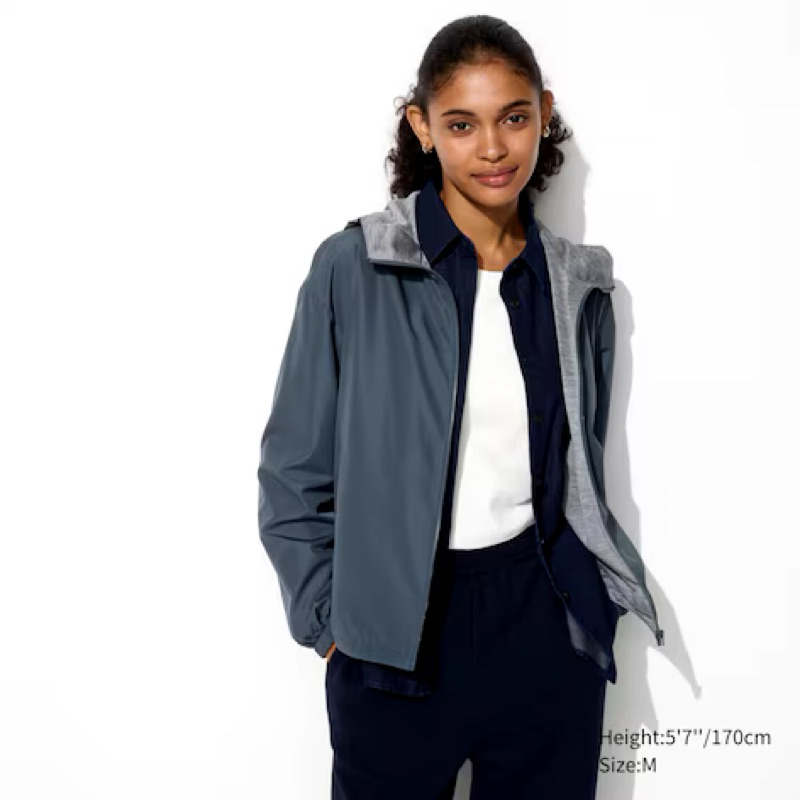 Women Reversible Parka Jacket Water Repellent UNIQLO Shopee Malaysia