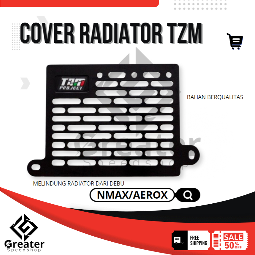 HITAM Radiator Cover yamaha nmax old new aerox lexi line series nmax ...