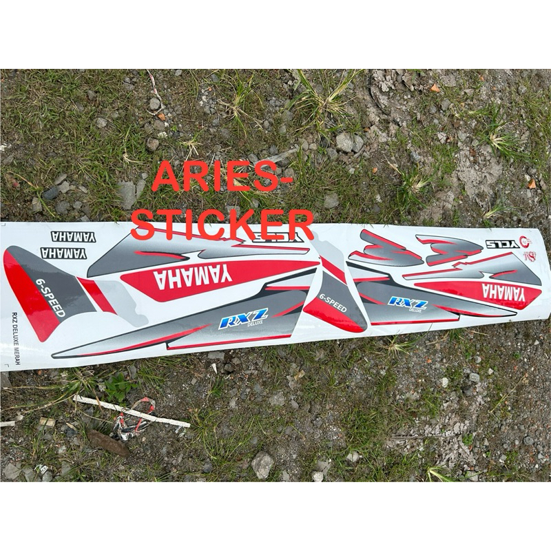 Striping Sticker LIS RXZ DELUXE CUSTOM | Shopee Malaysia