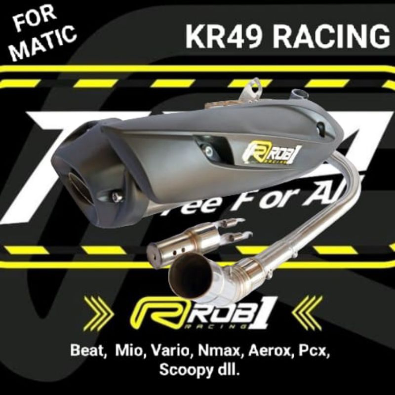 Rob1 RACING PNP VARIO BEAT NMAX AEROX PCX SCOPPY Exhaust | Shopee Malaysia