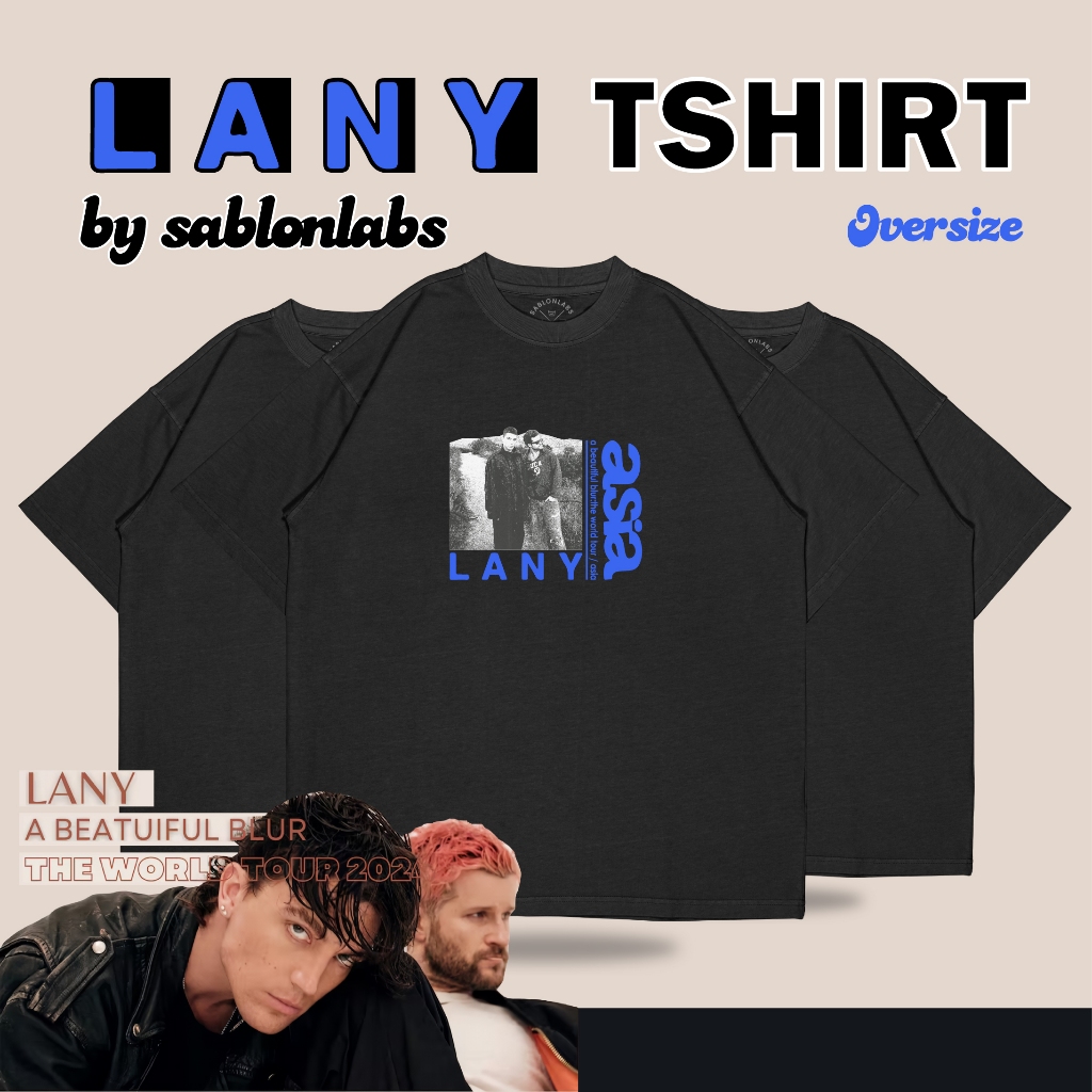 T-shirt LANY A BEAUTY BLUR: WORLD TOUR ASIA 2024 OVERSIZE Men & Women ...