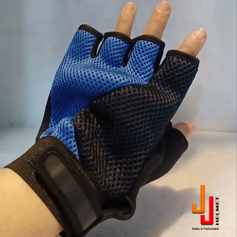 Mesh Motorcycle Rider Gloves (Half) | Shopee Malaysia