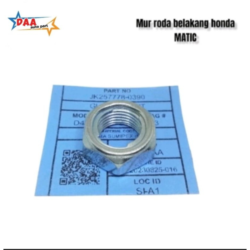 Honda METIC M14 Wheel Nut 22. Lock Shopee Malaysia