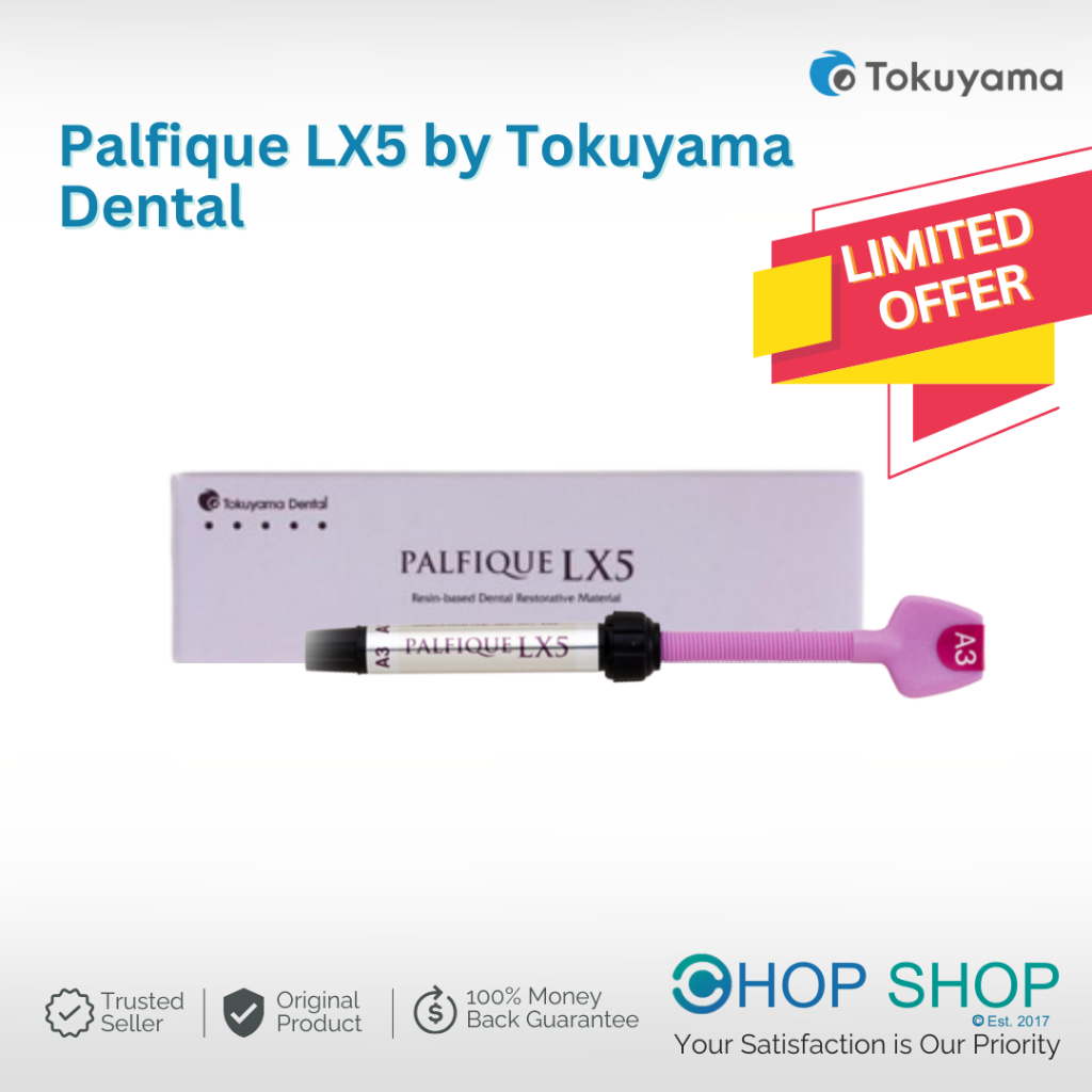 Tokuyama Palfique LX5 Resin Based Dental Composite – 3.8gm Syringe, Made In Japan