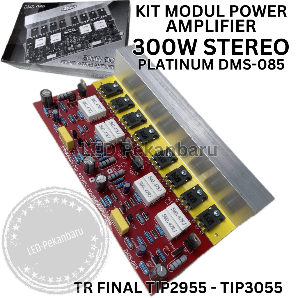 Audio KIT POWER AMPLIFIER Module 300W STEREO Amp Assembled TR FINAL