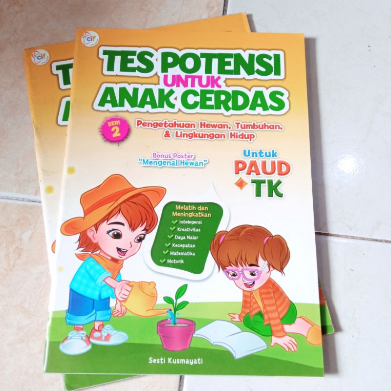 (ORIGINAL) Children's Book/Potential Test For Intelligent Children/For ...