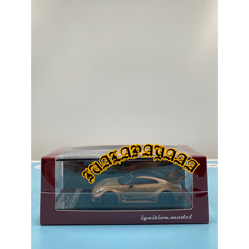 IGNIS MODEL NISSAN R35 LBWK DIECAST IGNIS MODEL NISSAN R35 LBWK GOLD ...