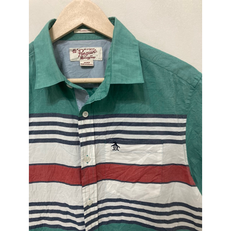 KEMEJA Penguin by Munsingwear shirt size S fit M P70 LD53 | Shopee 