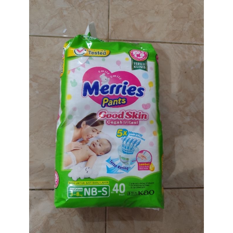 Merries NB S40 baby diapers | Shopee Malaysia