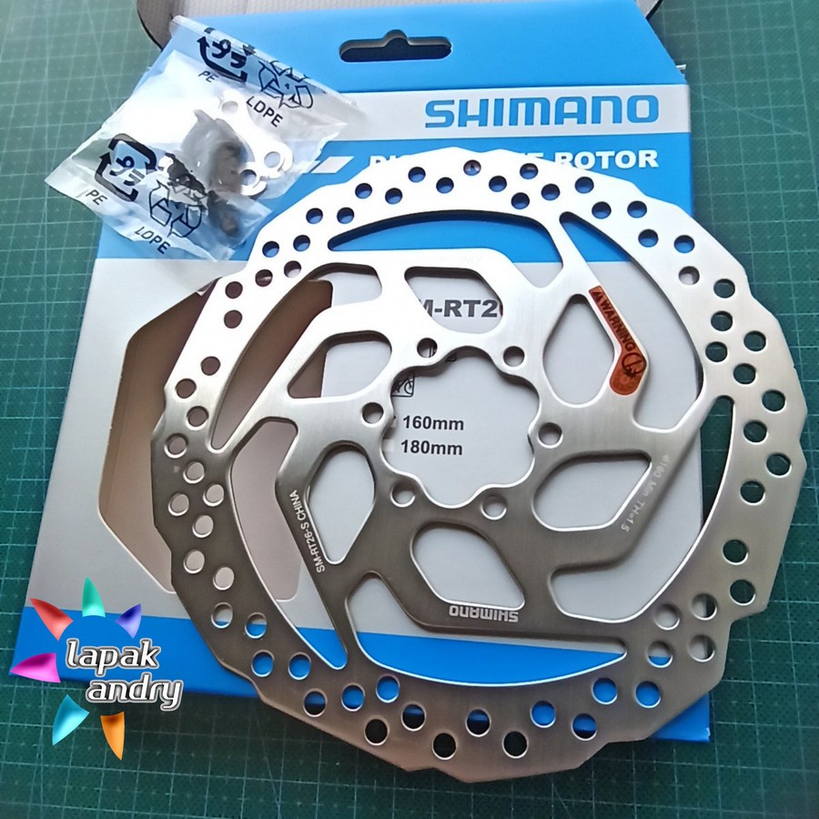Shimano RT 26 Original Disc Rotor Bicycle Disc Brake 160mm 6 Bolts box ...