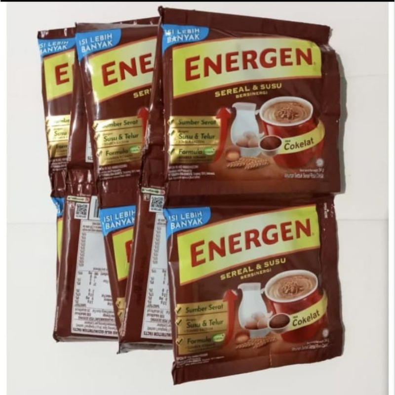 Energen Cereal Drink With Chocolate, Vanilla, Green Beans, Ginger ...