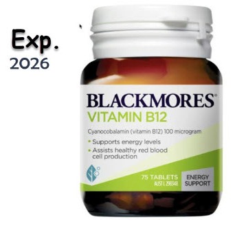 Blackmores Vitamin B12 Contains 75 Tablets | Shopee Malaysia
