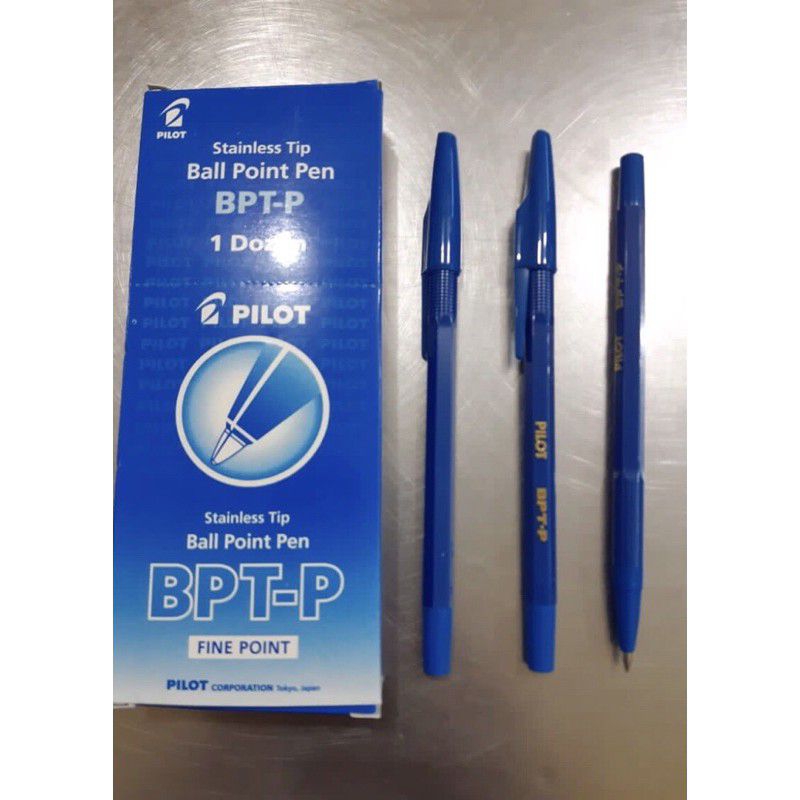 MERAH Pilot BPT-P Tip Pen Ballpoint Black Blue Red