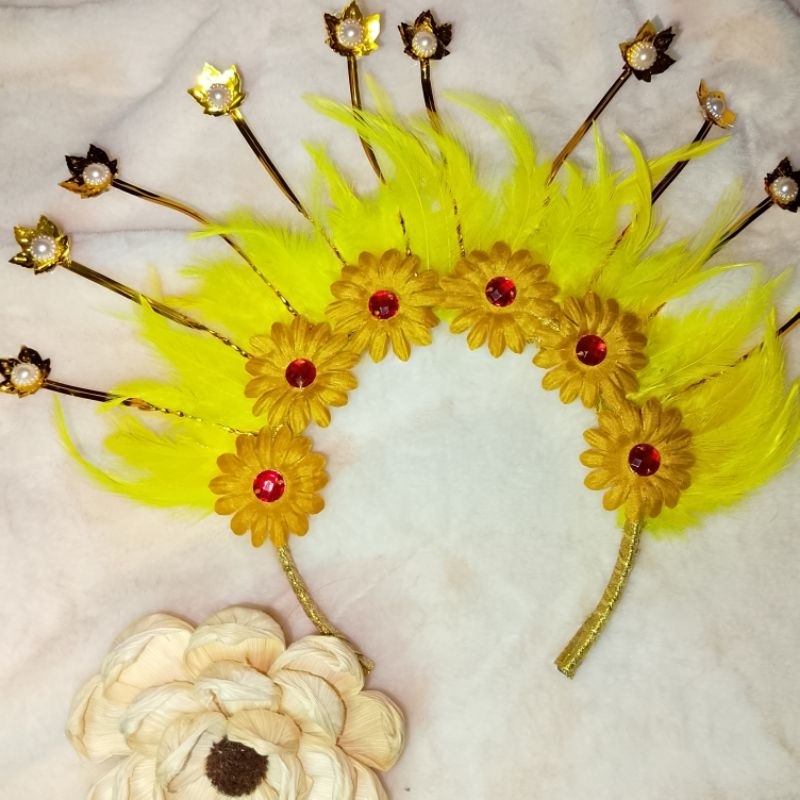 WOKING FEATHER CROWN / DANCE CROWN / TRADITIONAL CROWN / CARNIVAL CROWN ...