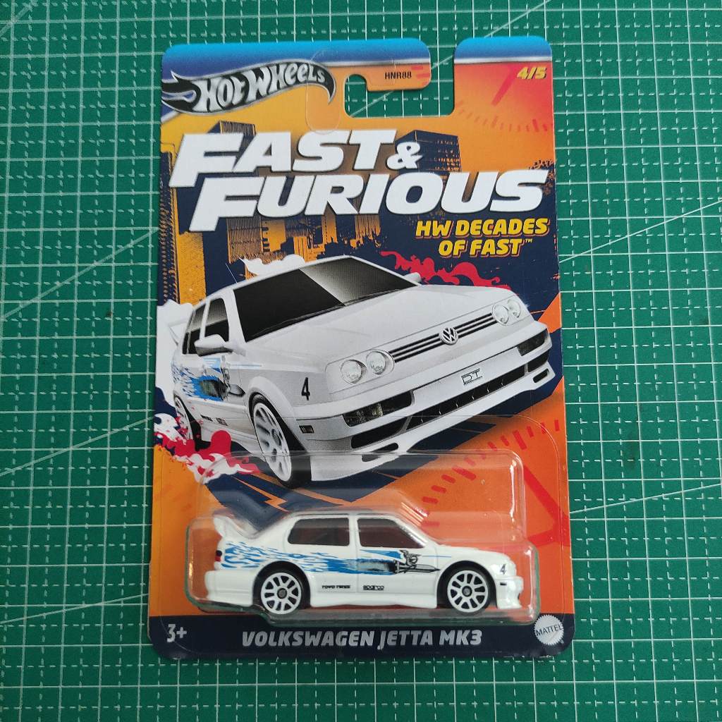 Hot Wheels Fast & Furious VW Jetta Mk3 - Échelle 1:64, Neuf, Série Decades Of Fast