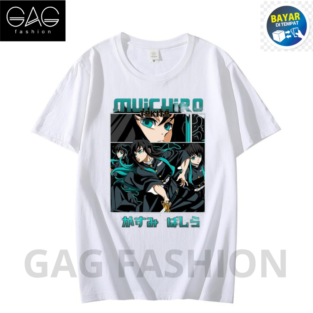 Demon Slayer Anime Distro T-Shirt/Muichiro Tokito T-Shirt for Men and ...