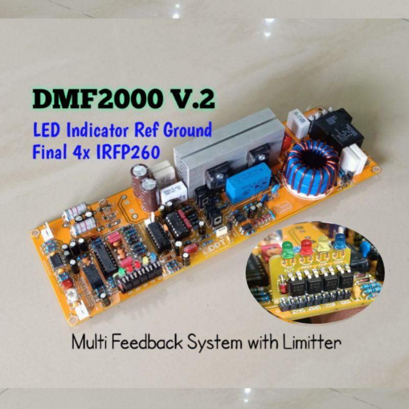 Power Class D DMF2000 D2K dual/multi feedback with Limitter | Shopee ...