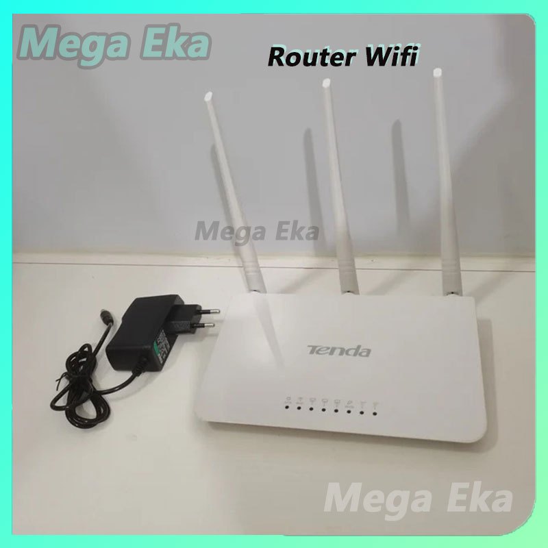 Indihome Wireless Tenda F3 300Mbps Network Wireless WiFi wi-fi Router 3 ...