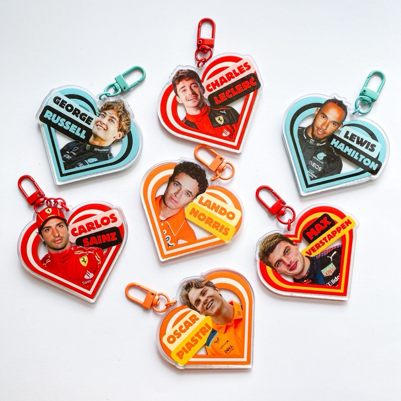 F1 Drivers Keychain Fanmade DEFECT PRODUCT | Shopee Malaysia