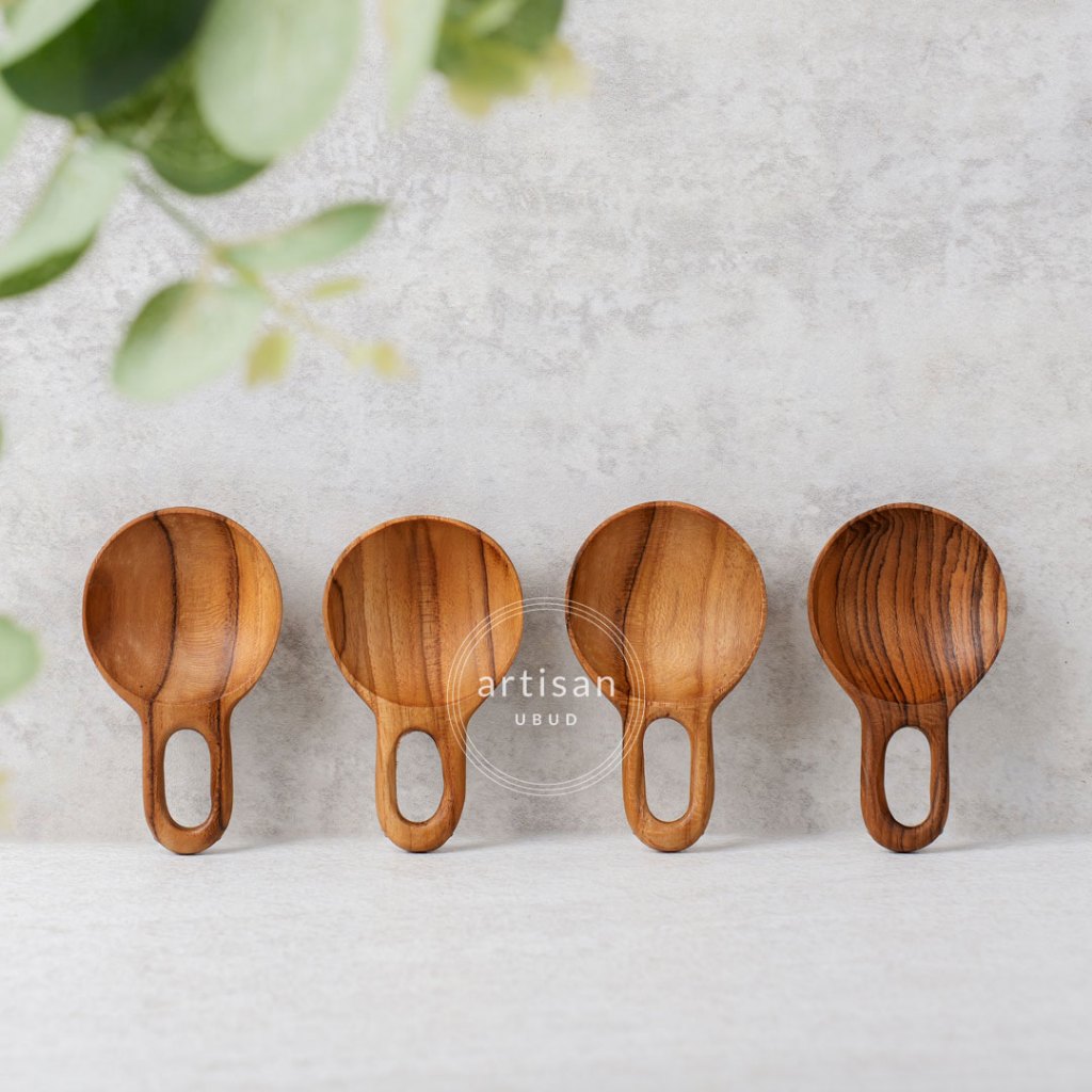 Magani - Teak Wood Spoon / Unique Teak Wood Spoon, Food Grade Natural ...