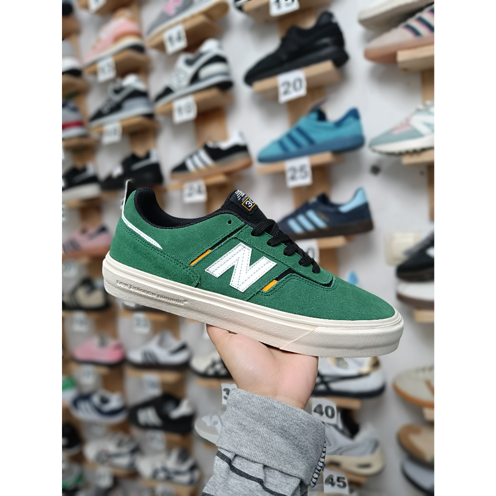 Nb NUMERIC 306 GREEN WHITE SOLE GUM SHOES Shopee Malaysia