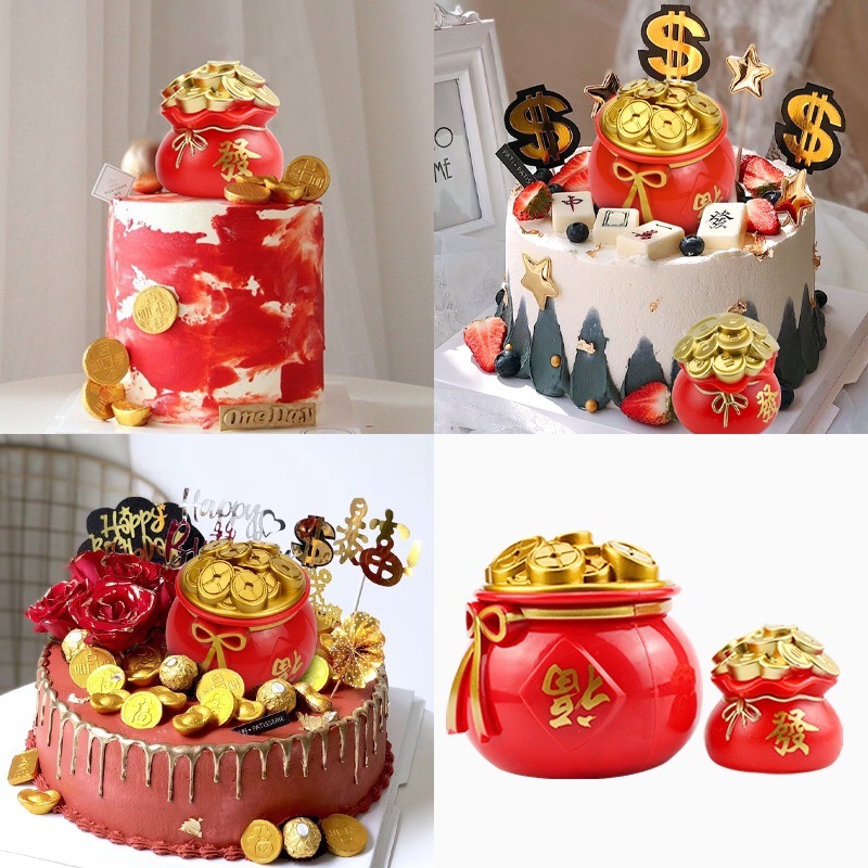 Chinese Ornament Cake Topper / Fortune Topper / Money Topper | Shopee ...